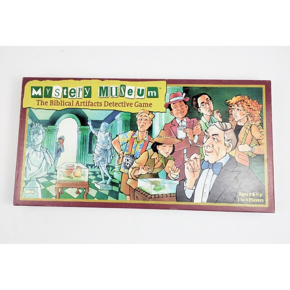 Mystery Museum Biblical Artifacts Detective‎ Complete Board Game 2000 Y2K